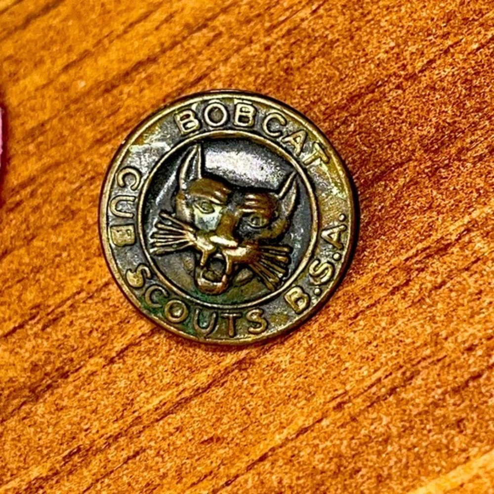 Vintage Bobcat Cub Scouts Pin.